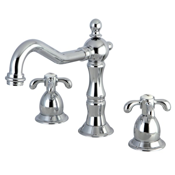KS1971TX 8" Widespread Bathroom Faucet, Polished Chrome